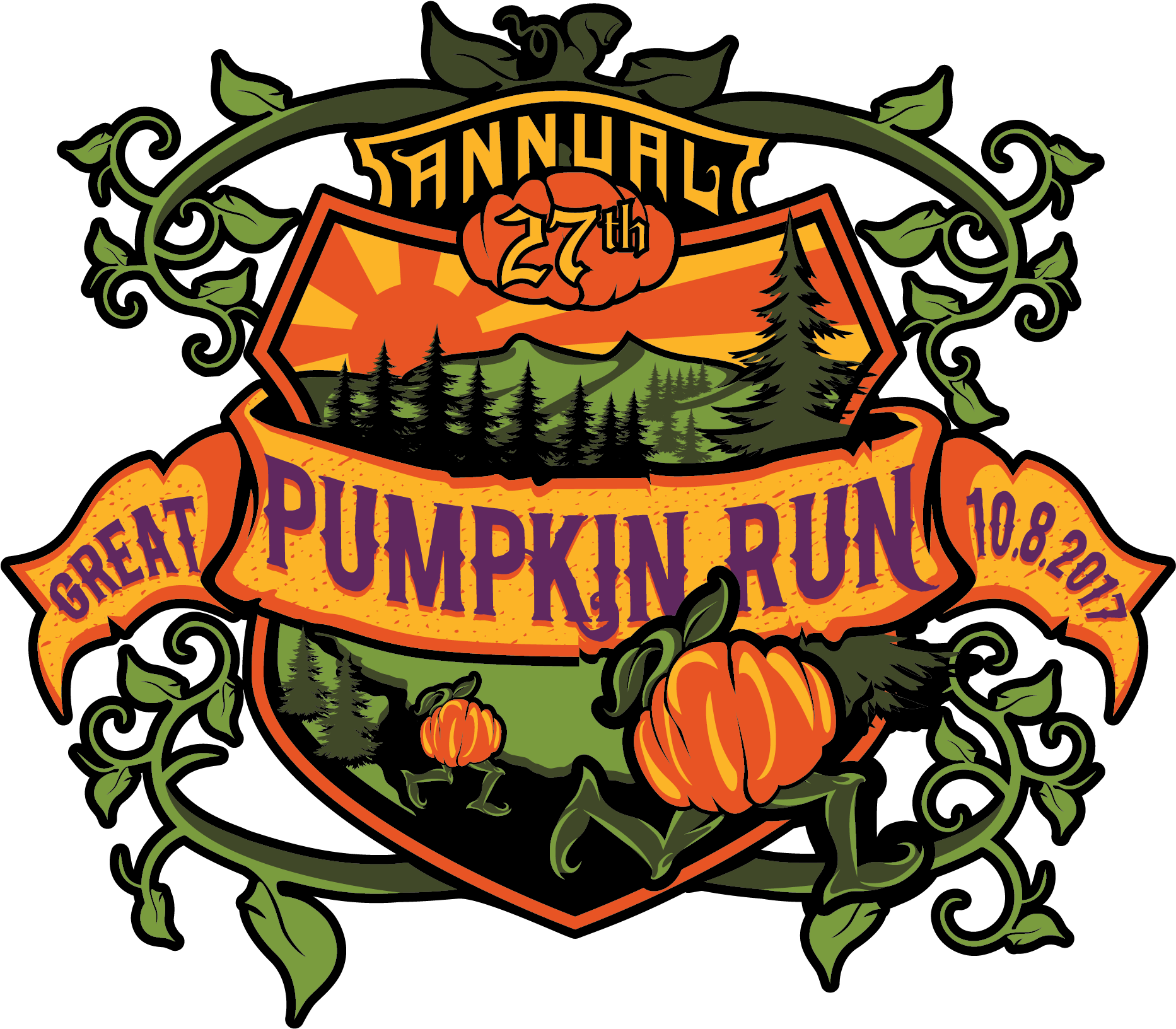 The Great Pumpkin Run 2017 Race Roster Freeuse Stock - Five Star Sports (1950x1950), Png Download