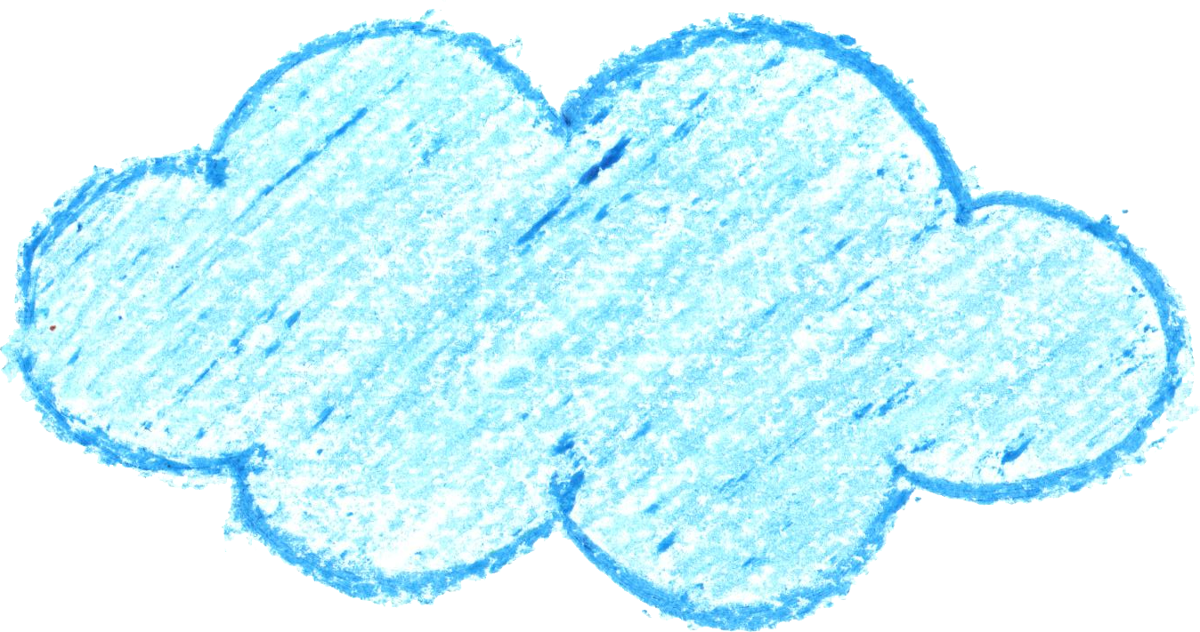 6 Crayon Cloud Drawing - Drawing (1348x711), Png Download