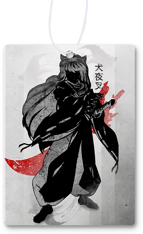 Crimson Inuyasha Air Freshener - Human (800x800), Png Download