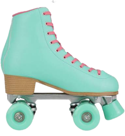 Patins 4 Rodas Retro (480x521), Png Download