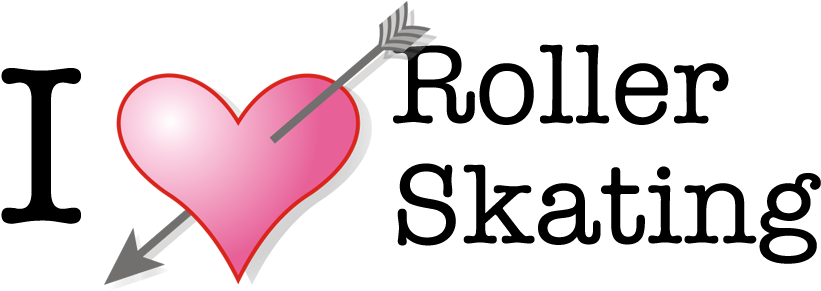 I <3 Roller Skating - Love Roller Skating Png (851x315), Png Download