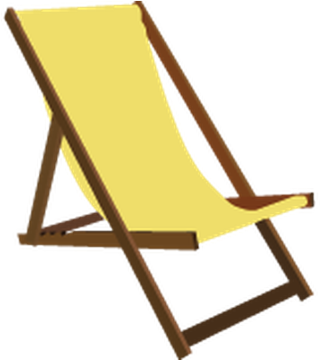 Summer Set The Arts Image Pbs - Beach Chair Clipart Png (367x399), Png Download