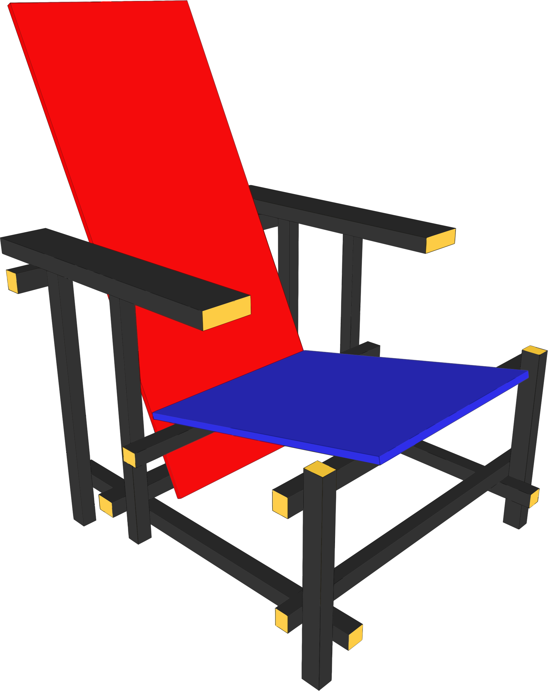 This Free Icons Png Design Of 3d Beach Chair (1832x2308), Png Download