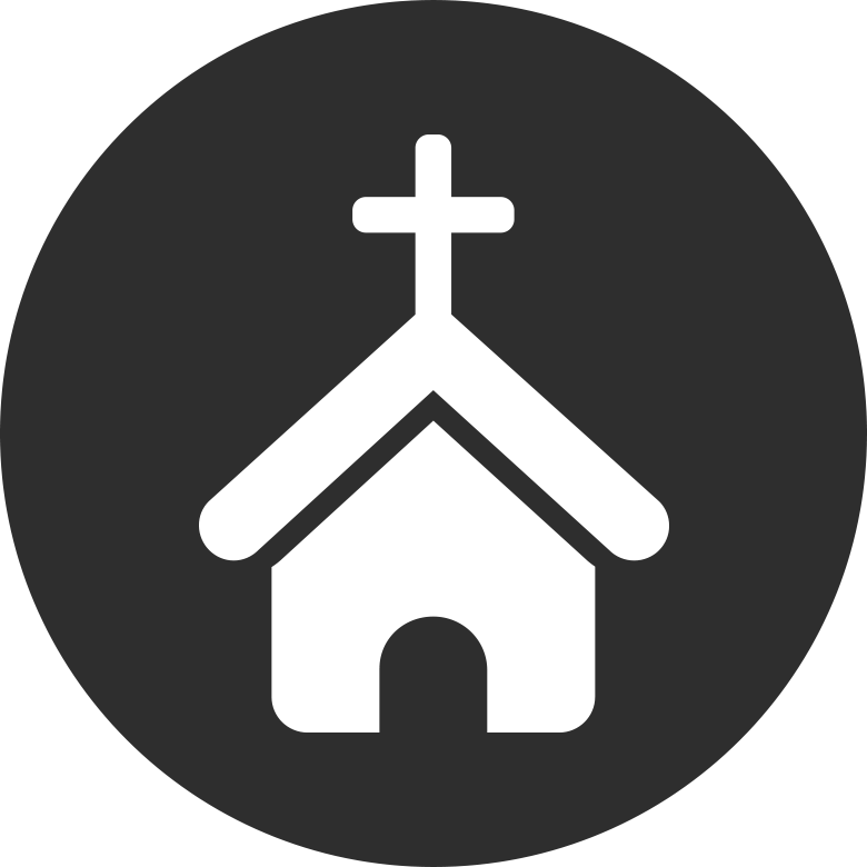Church Icon 2 Large - White Church Icon Png (780x780), Png Download