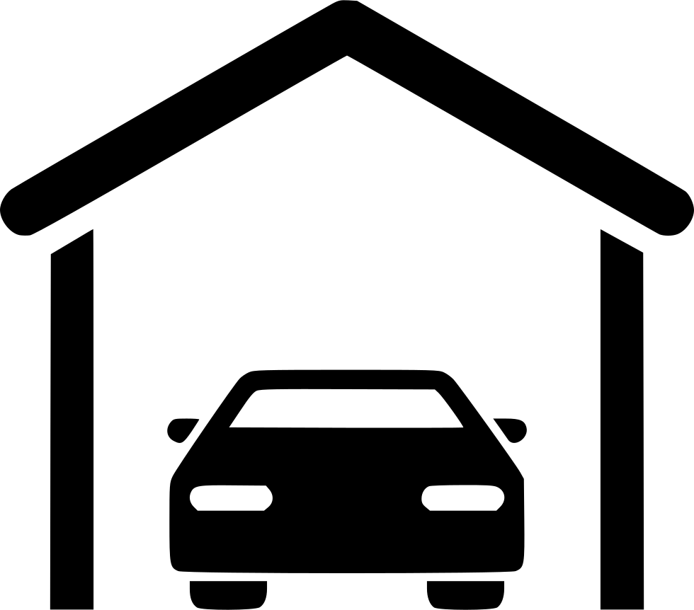 Garage Comments - Car Garage Icon (980x862), Png Download