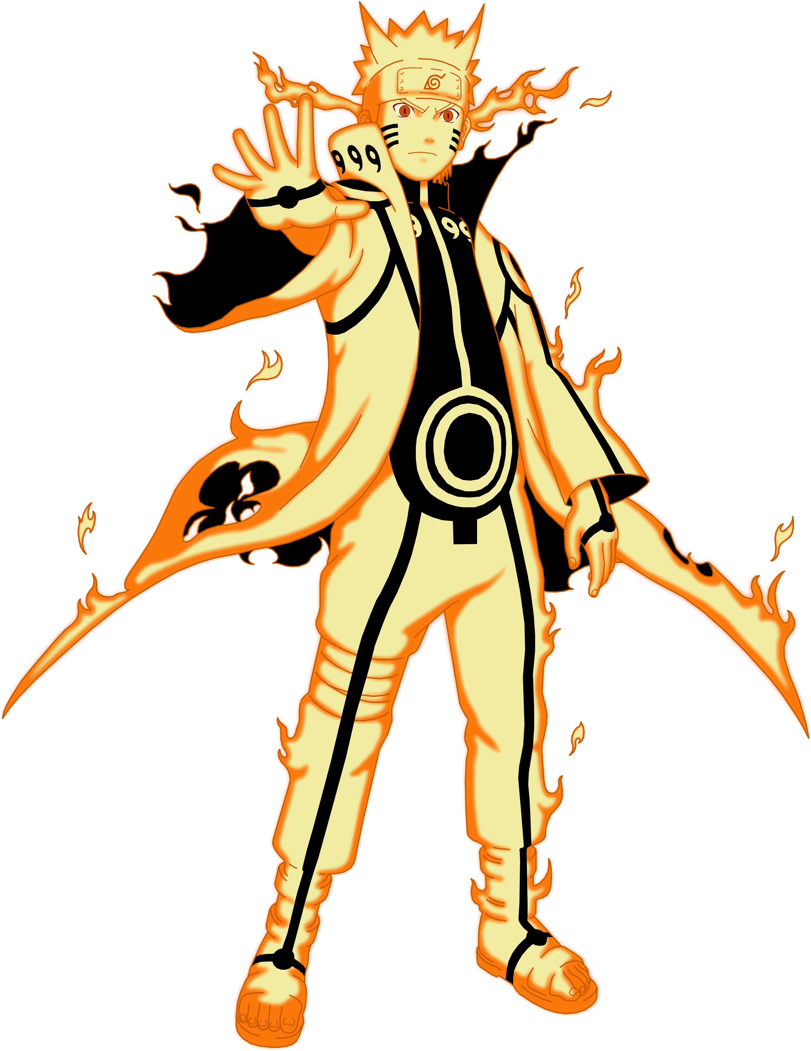 Naruto's Kurama Mode - Naruto Shippuden Ultimate Ninja Storm 3 - Will (2700x3600), Png Download
