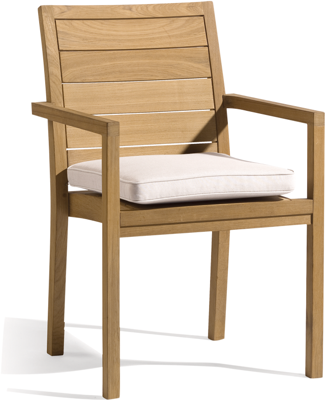 Manutti Siena Teak Chair (800x800), Png Download