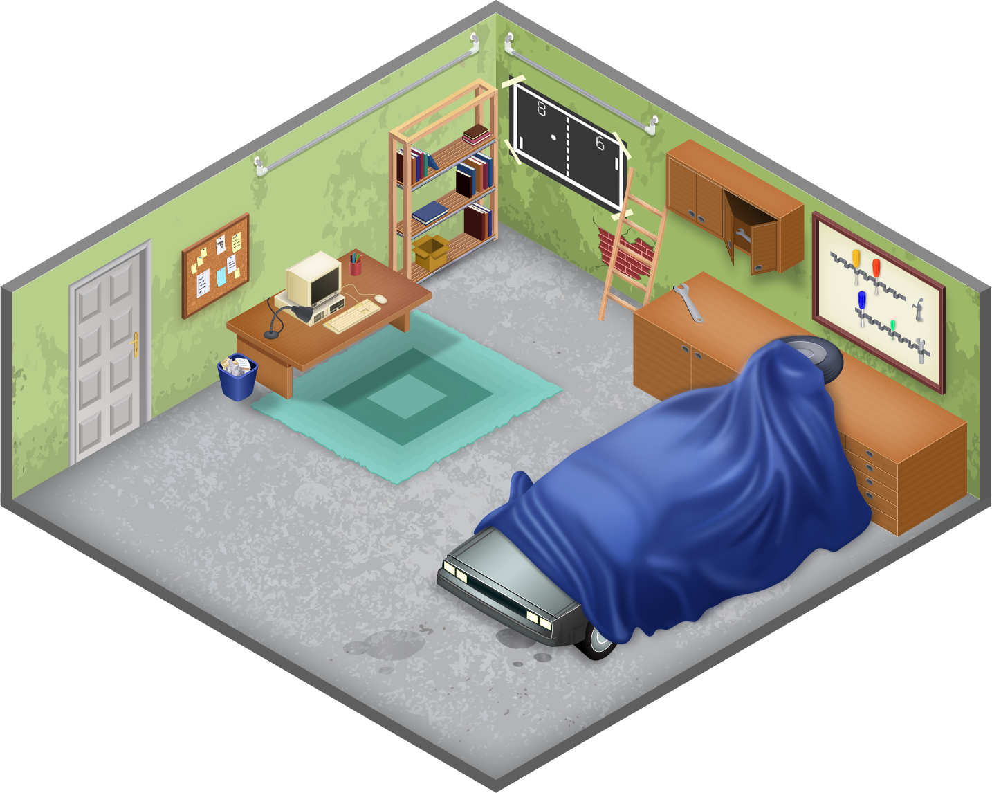 Garage - Grooves.land Game Dev Tycoon Pc C.e. Budget Pc-software (1434x1146), Png Download