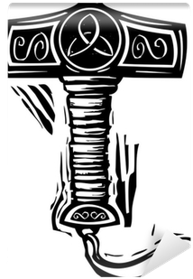 Thor Hammer Clip Art (400x400), Png Download