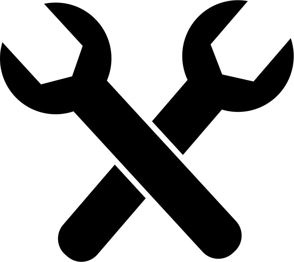Garage Wrenches Comments - Wrenches Vector (981x872), Png Download