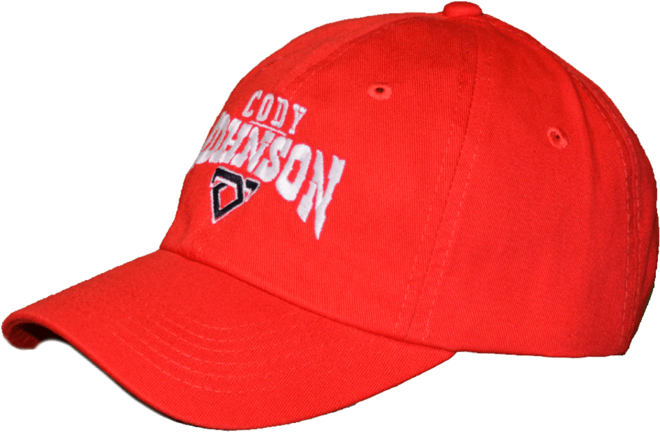 Cody Johnson Red Hat - England Cricket Cap New 2018 (1000x1000), Png Download