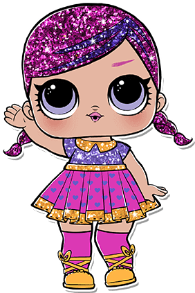 G 009 Super Bb Glitter - Super Bb Lol Doll (403x550), Png Download