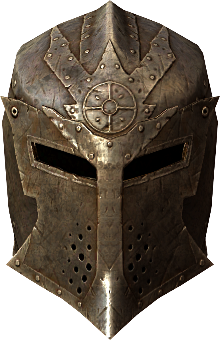 Knight's Helm - Skyrim Dawnguard Helmet (771x1188), Png Download