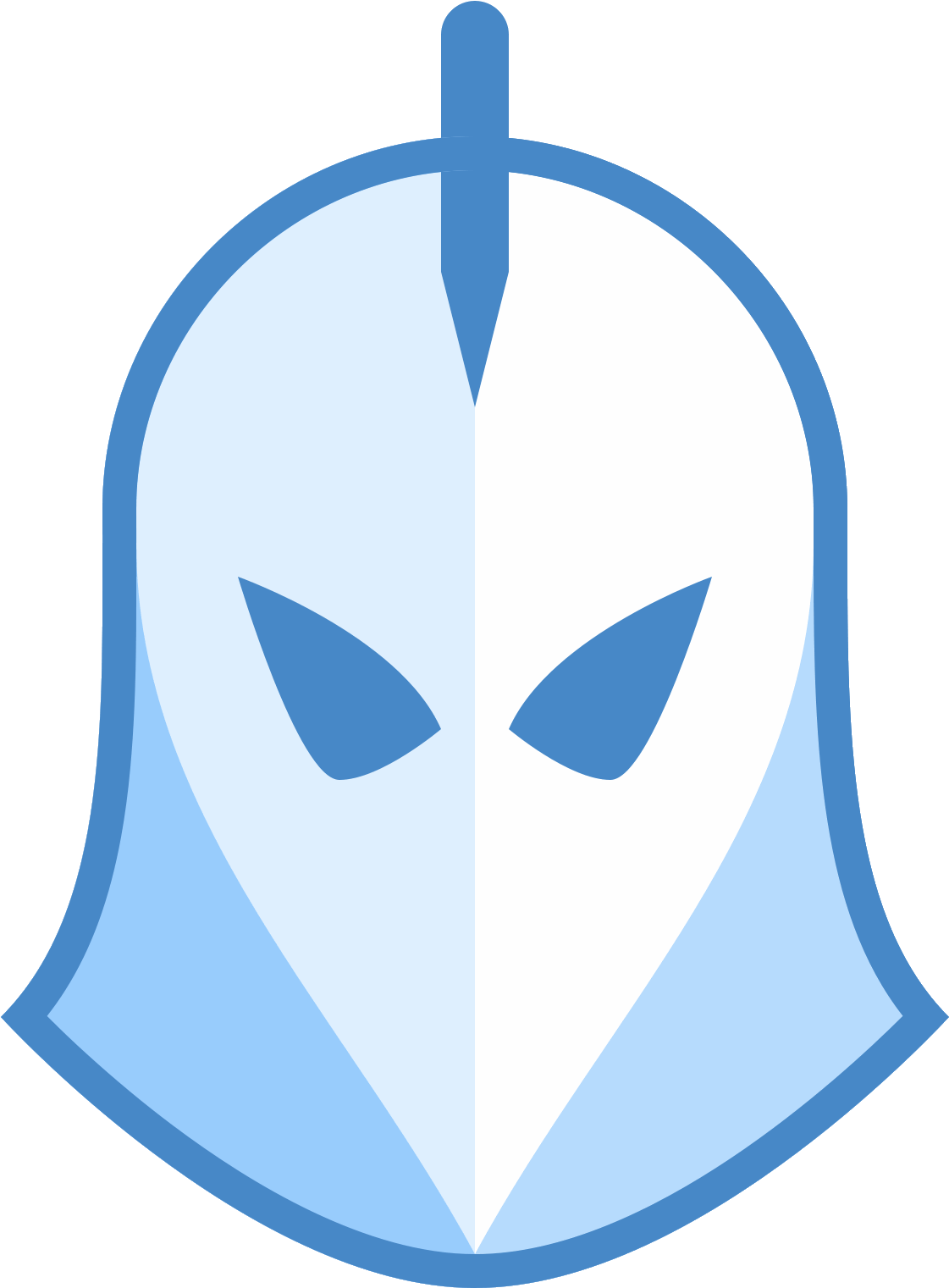 Knight Helmet Icon - Knight (1600x1600), Png Download