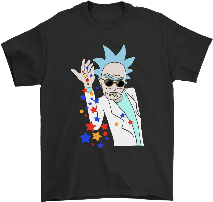 Rick Sanchez Star Bae Salt Bae Rick And Morty Shirts - Rick E Morty Fuck You (1024x1024), Png Download