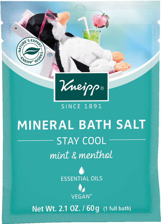 Clip Transparent Kneipp Mint Menthol Mineral Bath Stay - Kneipp Mini Mint & Menthol Mineral Bath Salt - (868x1102), Png Download