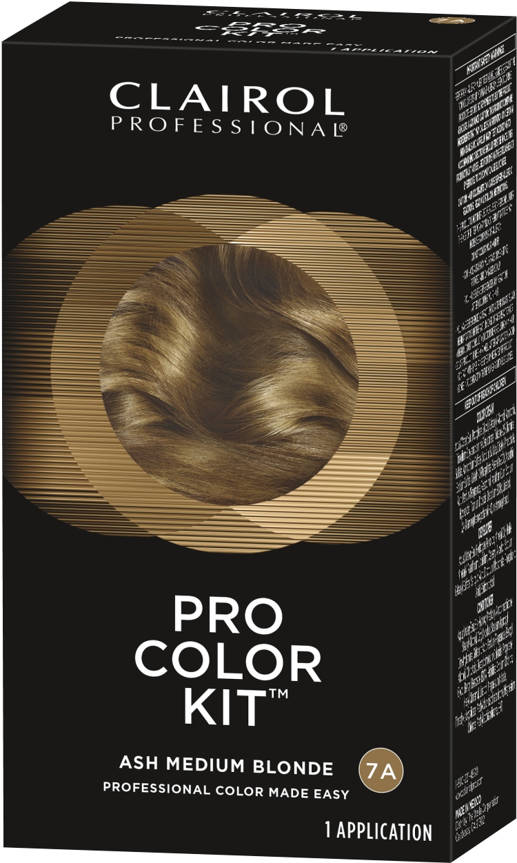Ash Medium Blonde 7a- Pro Color Kit By Clairol Professional - Clairol (1500x1500), Png Download