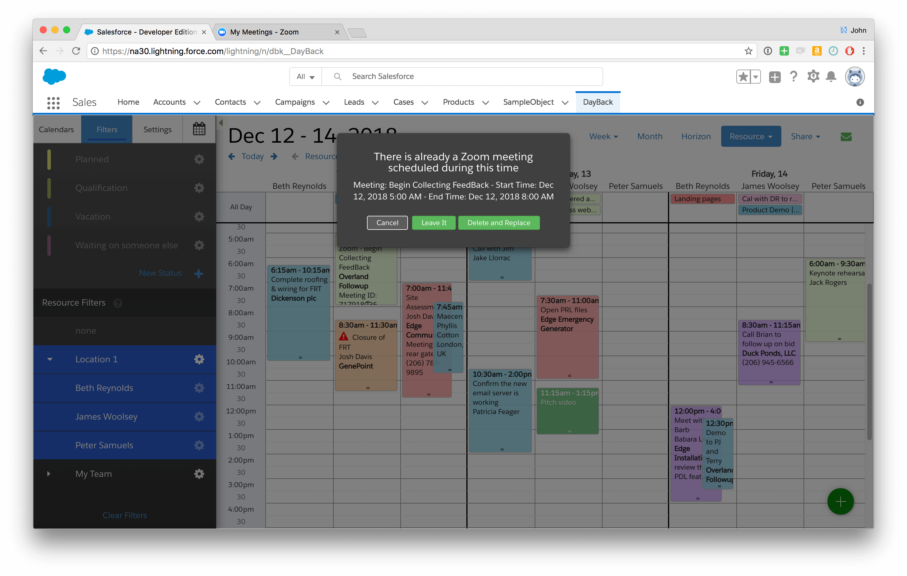 Detect Conflicting Zoom Meetings Within Salesforce - Zoom Video Communications (3104x1970), Png Download