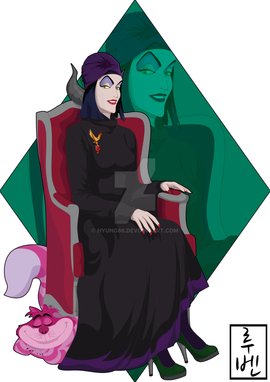 Disney High School Maleficent Clipart Maleficent Disney - Disney High School Maleficent (900x1273), Png Download