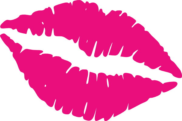 Lips Vector Smooch - Red Lips Watercolor Painting (600x399), Png Download