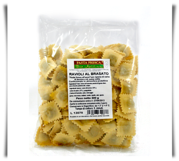 Bon Aptit Ravioli Brasato - Pasta (400x354), Png Download