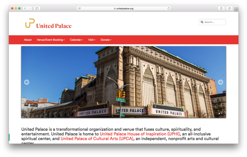 United Palace (1000x636), Png Download