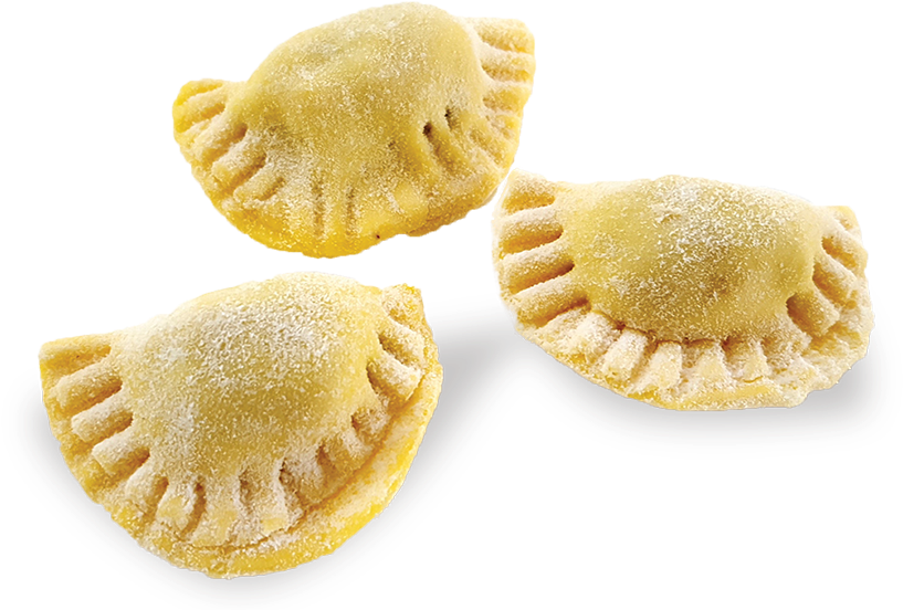 Mezzelune, From Italian, Meaning 'half Moons', Is A - Ravioli (854x551), Png Download