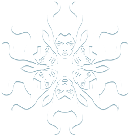 Maleficent Snowflake - Paper Snowflake Easy Snowflakes Pattern (417x439), Png Download