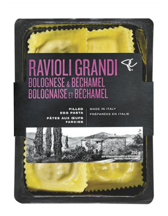 Pc® Black Label Ravioli Grandi Bolognese & Béchamel - President's Choice Black Label Pasta (420x420), Png Download