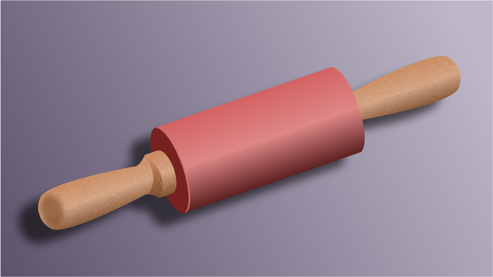 Big Image - Rolling Pin (1697x2400), Png Download