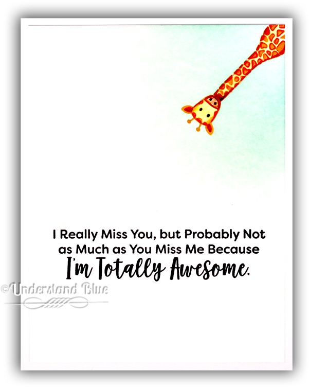 Masked Giraffe Card By Understand Blue - Art (650x799), Png Download