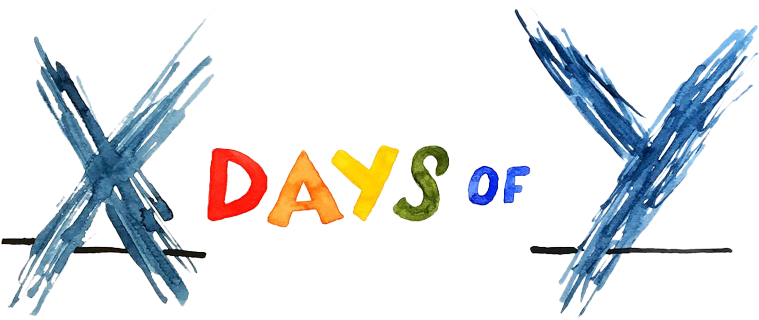 Xdaysofy-title - Graphic Design (800x395), Png Download