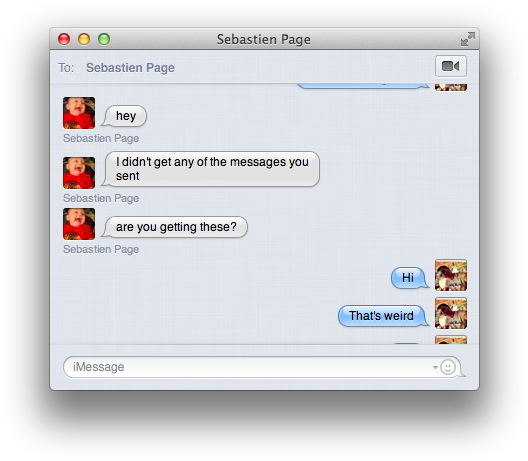 Facetime Messages (543x476), Png Download