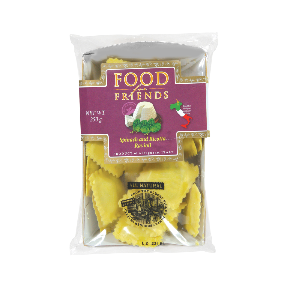 Food For Friends Spinach & Ricotta Ravioli - Ravioli (1280x1280), Png Download