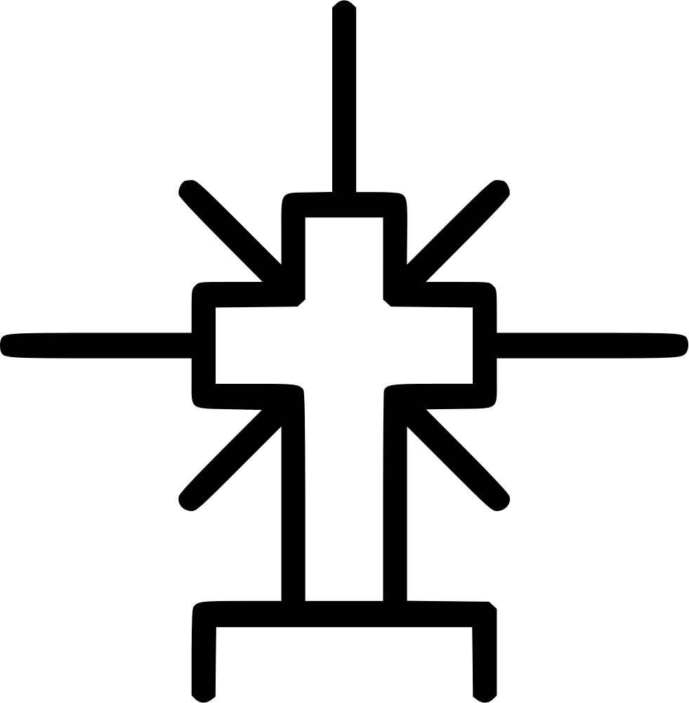 Cross Shiny Religion Christian Comments - Stained Glass Window Cross Template (981x1000), Png Download