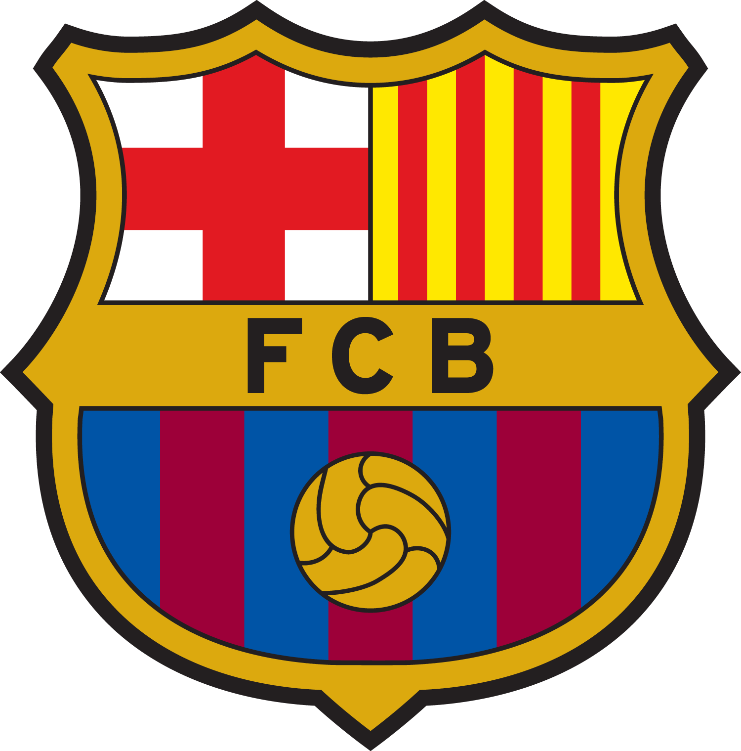 Fc Barcelona Png Logo - Fc Barcelona Logo (1500x1519), Png Download