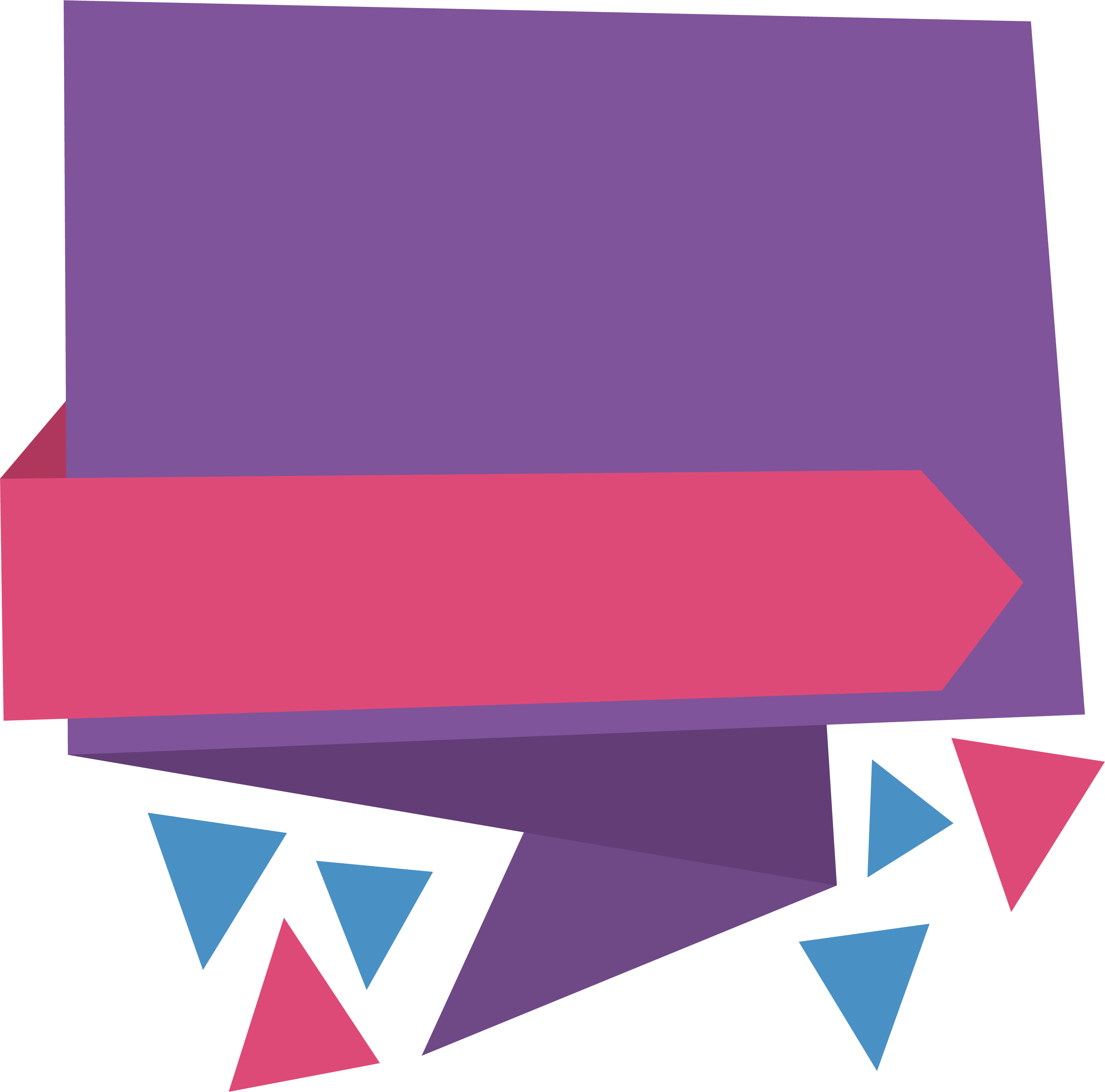 Download Triangle Fragment Ribbon Title Box - Ribbon - Full Size PNG ...