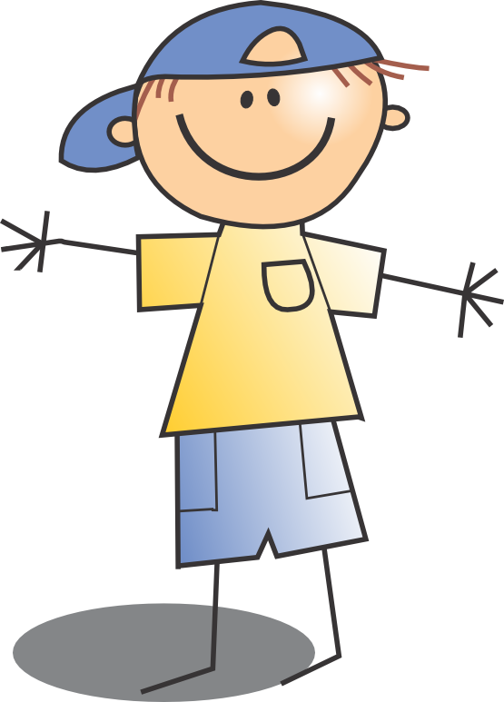 Gustavorezende Kids 4 555px - Kid Clipart (555x773), Png Download