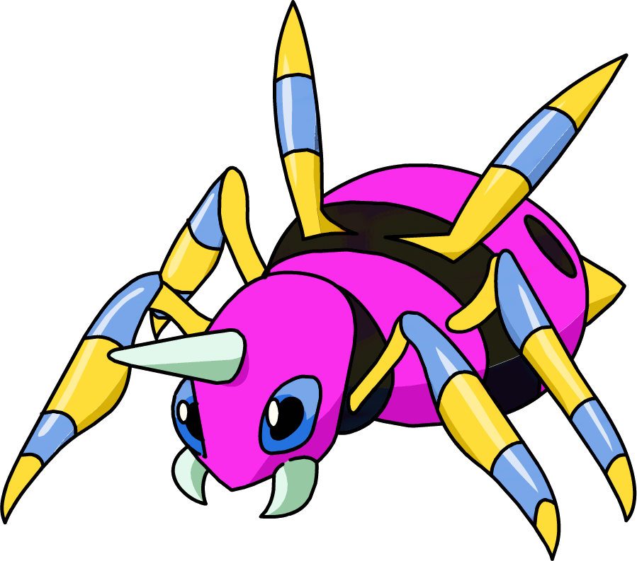 Ariados Pokemon Shiny - Pokemon Ariados (899x793), Png Download