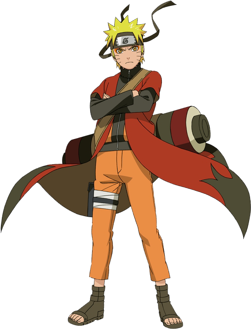 Naruto Sage - Naruto Uzumaki Naruto Cloak 6th Cosplay Costumes (578x800), Png Download