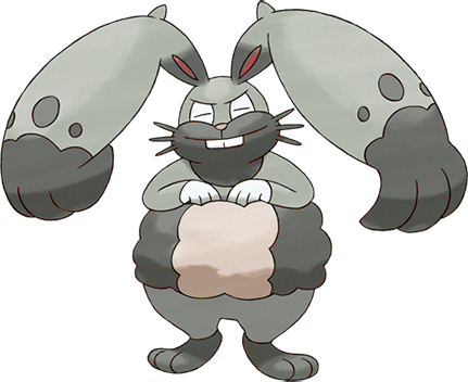 660 Diggersby Shiny - Brown And Grey Pokemon (431x352), Png Download