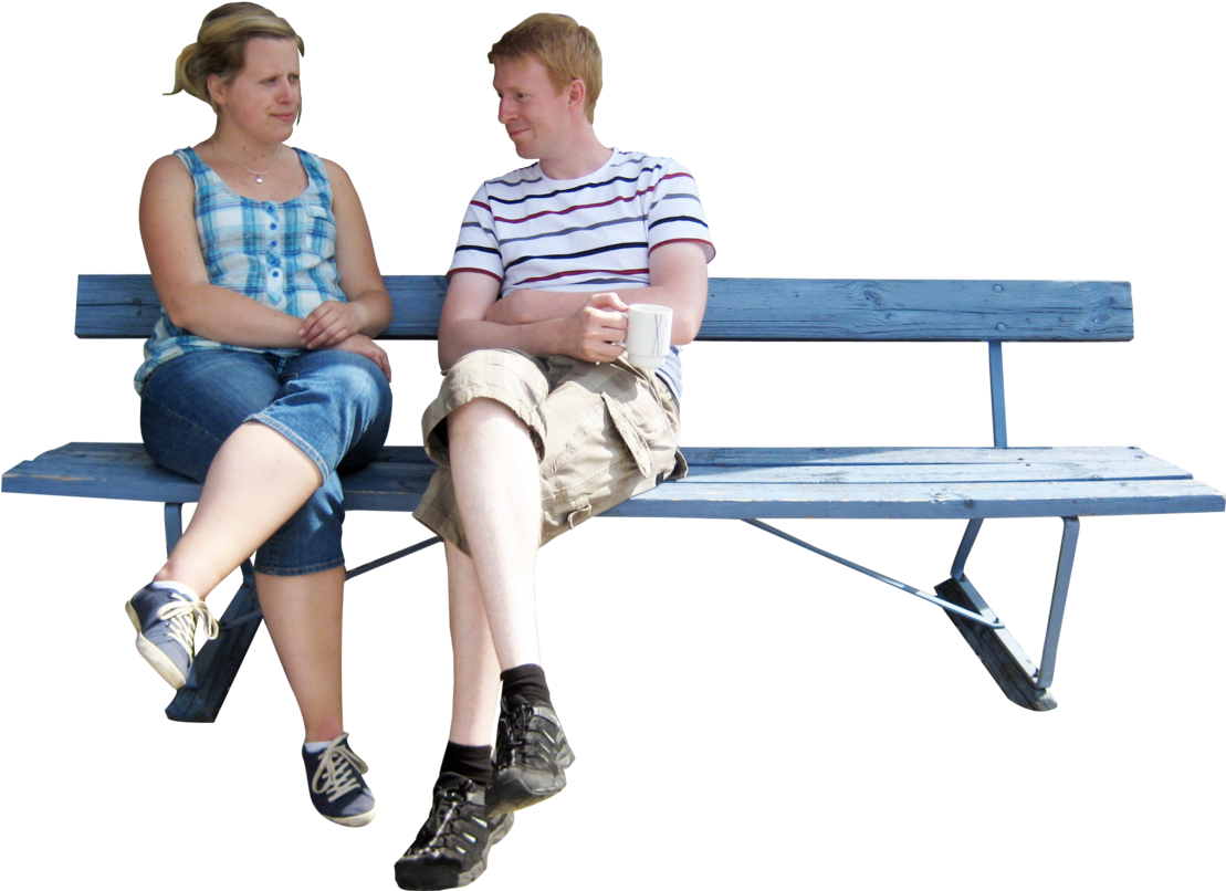 Sitting Park Bench Png Image - Bench People Cut Out (887x1024), Png Download