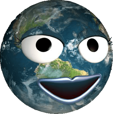 Descargar - Earth Planet The Zula Patrol (377x381), Png Download