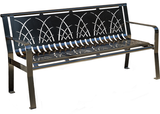 Park Benches In Ut County - Laser Cut Metal Products (600x400), Png Download
