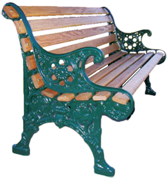 Renaissance Bench-benches And Glider Benches - Antique Park Bench (460x460), Png Download