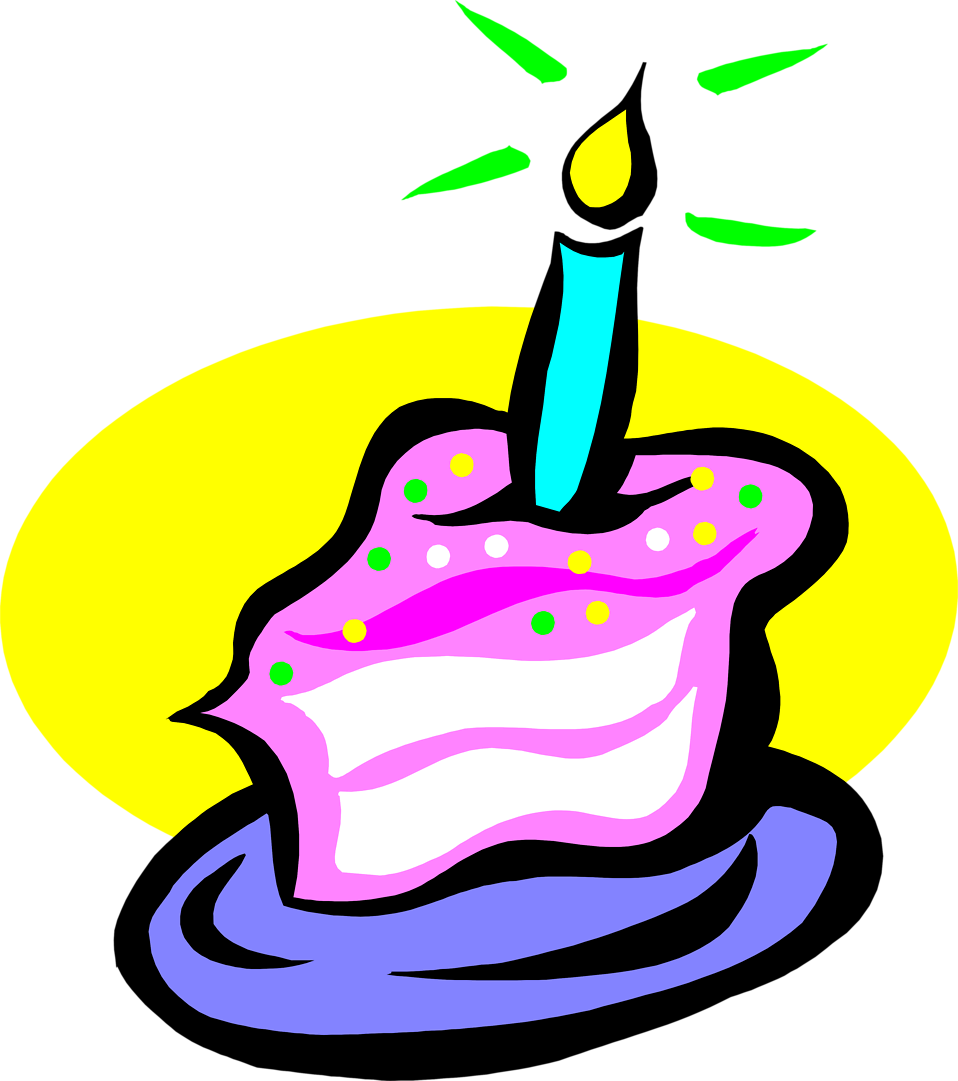 Download Free "birthday Cake Slice Clipart" Png Photo, (400x451), Png Download