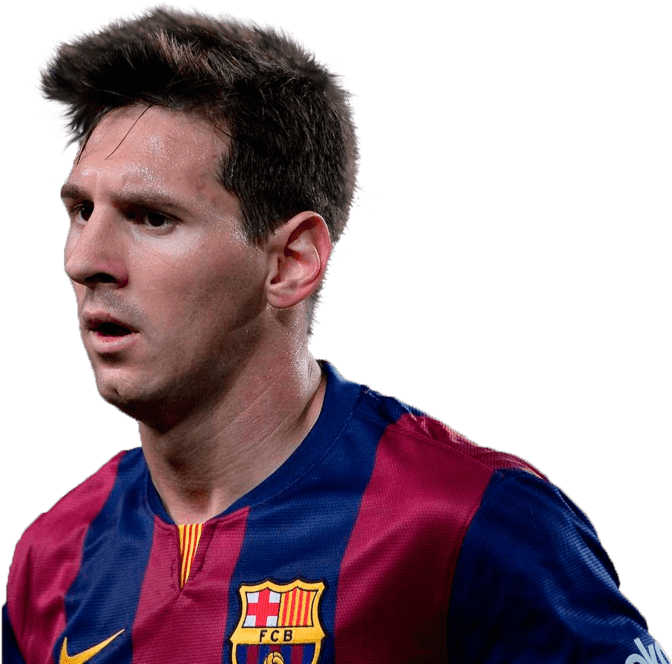 Barcelona Messi - Portable Network Graphics (773x663), Png Download