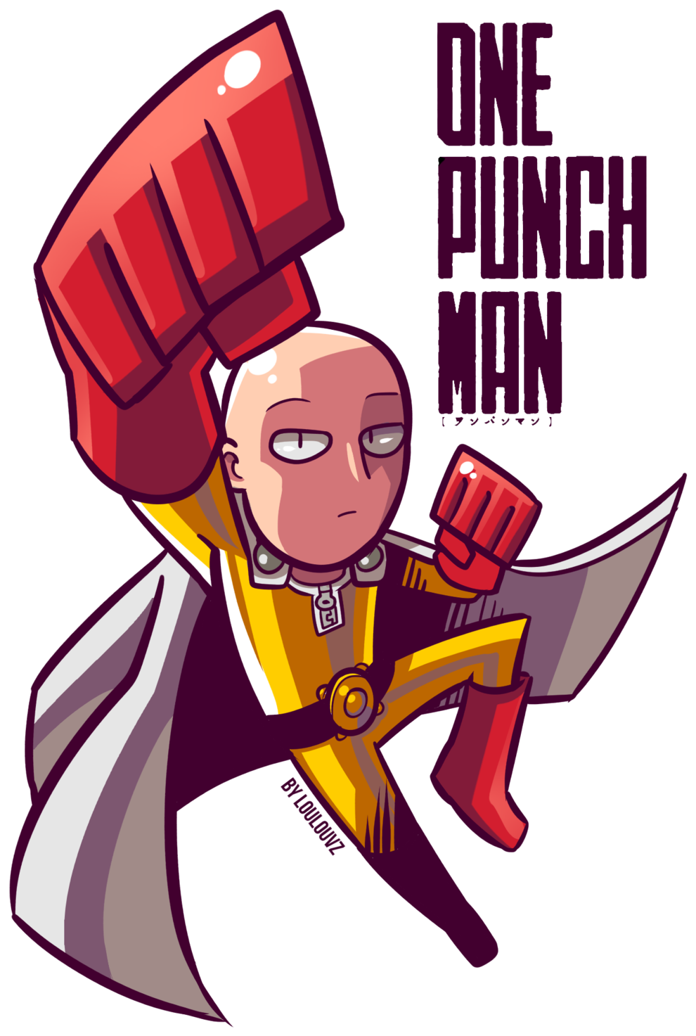 One Punch Transparent Png - Fanart One Punch Man (1024x1507), Png Download