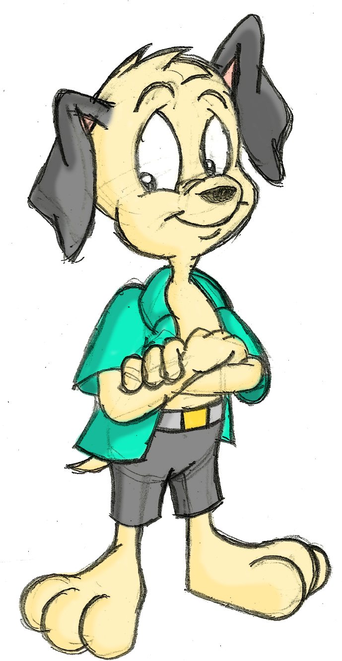 Peter Puppy - Earthworm Jim Peter Puppy Human (697x1360), Png Download