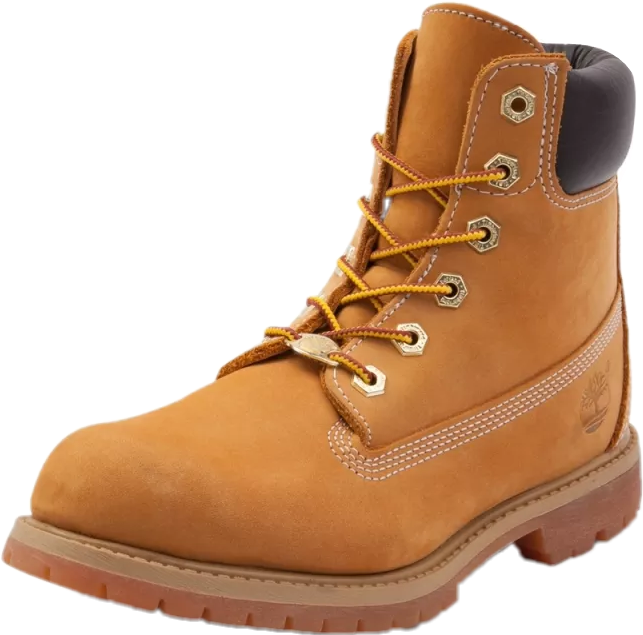 Timbs Png Transparent Background - Womens Timberland Wheat 6" Premium Boot Size 5.5 (643x635), Png Download